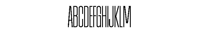 AtSlamXCnd Light Font UPPERCASE