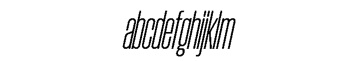 AtSlamXCnd LightSlanted FONT