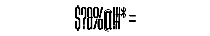AtSlamXCnd Medium Font OTHER CHARS