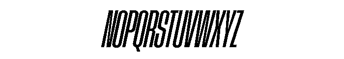 AtSlamXCnd MediumSlanted Font UPPERCASE
