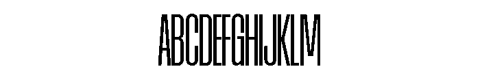 AtSlamXCnd Regular Font UPPERCASE