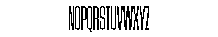 AtSlamXCnd Regular Font UPPERCASE