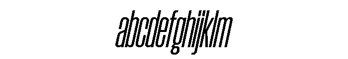AtSlamXCnd RegularSlanted FONT