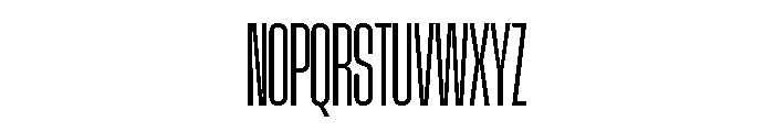 AtSlamXCnd Retina Font UPPERCASE