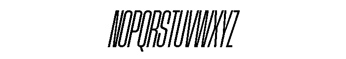 AtSlamXCnd RetinaSlanted Font UPPERCASE