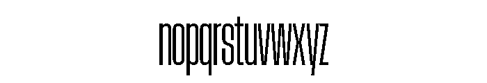 AtSlamXCnd Retina Font LOWERCASE