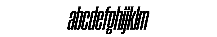 AtSlamXCnd SemiboldSlanted FONT
