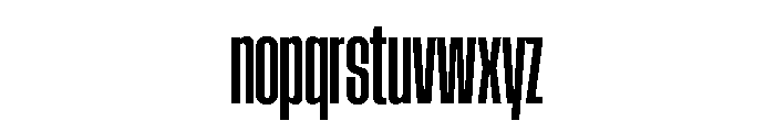 AtSlamXCnd Semibold Font LOWERCASE