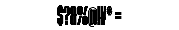 AtSlamXCnd Super Font OTHER CHARS