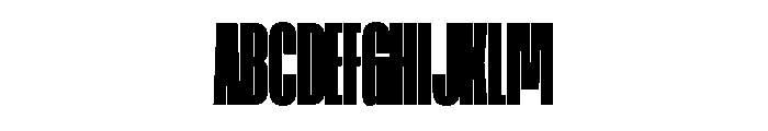 AtSlamXCnd Super Font UPPERCASE