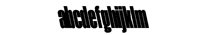 AtSlamXCnd SuperBackslant FONT