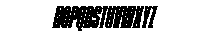 AtSlamXCnd SuperSlanted Font UPPERCASE