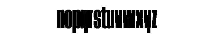AtSlamXCnd Super Font LOWERCASE