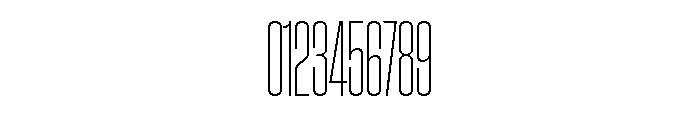 AtSlamXCnd Thin Font OTHER CHARS