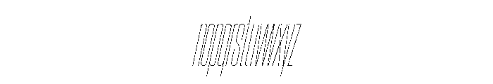 AtSlamXXCnd AirSlanted Font LOWERCASE