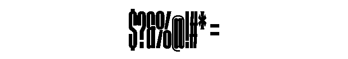 AtSlamXXCnd Black Font OTHER CHARS