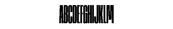 AtSlamXXCnd Black Font UPPERCASE