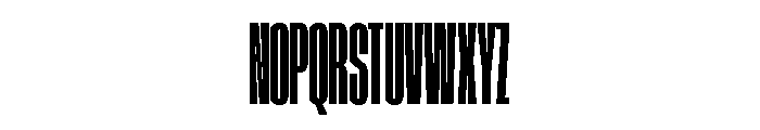 AtSlamXXCnd Black Font UPPERCASE