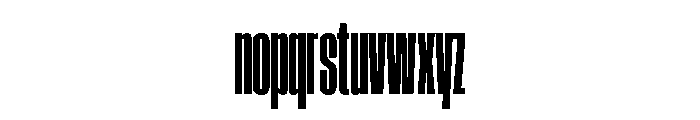 AtSlamXXCnd Black Font LOWERCASE