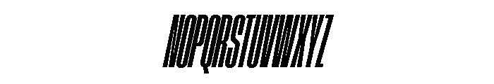 AtSlamXXCnd BoldSlanted Font UPPERCASE
