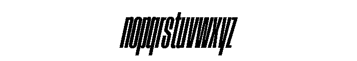 AtSlamXXCnd BoldSlanted Font LOWERCASE