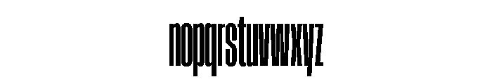 AtSlamXXCnd Bold Font LOWERCASE