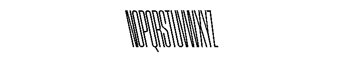 AtSlamXXCnd LightBackslant Font UPPERCASE