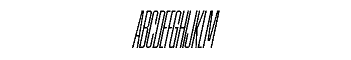AtSlamXXCnd LightSlanted Font UPPERCASE