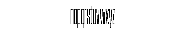AtSlamXXCnd Light Font LOWERCASE