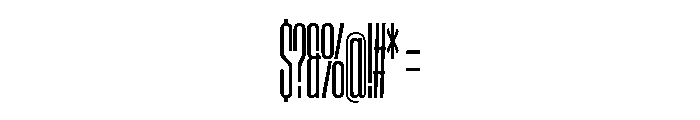 AtSlamXXCnd Regular Font OTHER CHARS