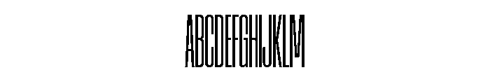 AtSlamXXCnd Regular Font UPPERCASE