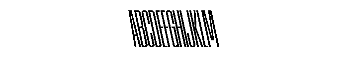 AtSlamXXCnd RegularBackslant Font UPPERCASE