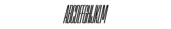 AtSlamXXCnd RegularSlanted Font UPPERCASE