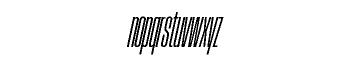 AtSlamXXCnd RegularSlanted Font LOWERCASE