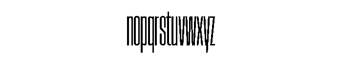 AtSlamXXCnd Regular Font LOWERCASE