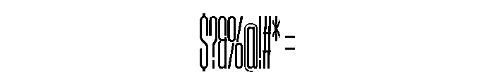 AtSlamXXCnd Retina Font OTHER CHARS