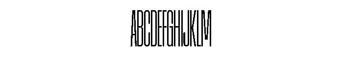 AtSlamXXCnd Retina Font UPPERCASE