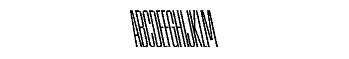 AtSlamXXCnd RetinaBackslant Font UPPERCASE