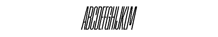 AtSlamXXCnd RetinaSlanted Font UPPERCASE