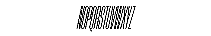 AtSlamXXCnd RetinaSlanted Font UPPERCASE
