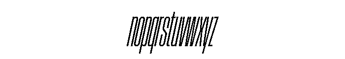 AtSlamXXCnd RetinaSlanted Font LOWERCASE