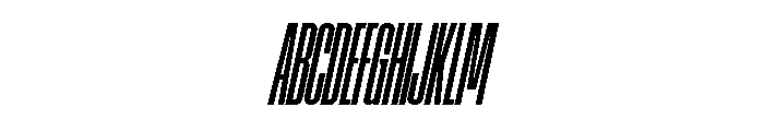 AtSlamXXCnd SemiboldSlanted Font UPPERCASE
