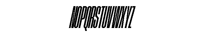 AtSlamXXCnd SemiboldSlanted Font UPPERCASE