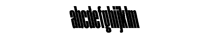AtSlamXXCnd SuperBackslant FONT