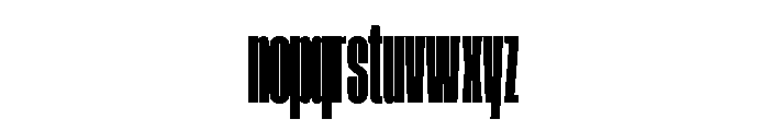 AtSlamXXCnd Super Font LOWERCASE