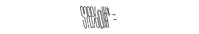 AtSlamXXCnd ThinBackslant Font OTHER CHARS