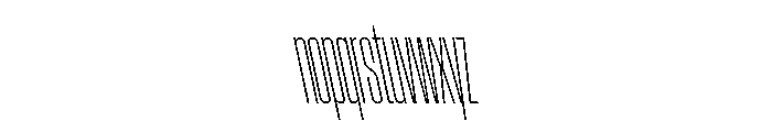 AtSlamXXCnd ThinBackslant Font LOWERCASE