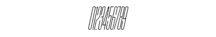 AtSlamXXCnd ThinSlanted Font OTHER CHARS