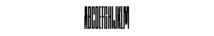 AtSlamXXXCnd Black Font UPPERCASE