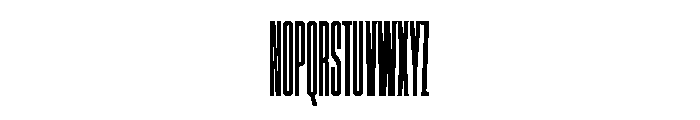 AtSlamXXXCnd Black Font UPPERCASE